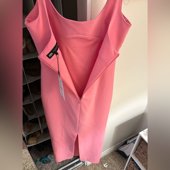 NWT ZARA MIDI DRESS - Picture 2 of 3